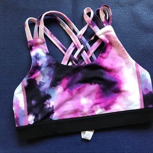 Lululemon EUC energy Bra SE 6 blooming pixie